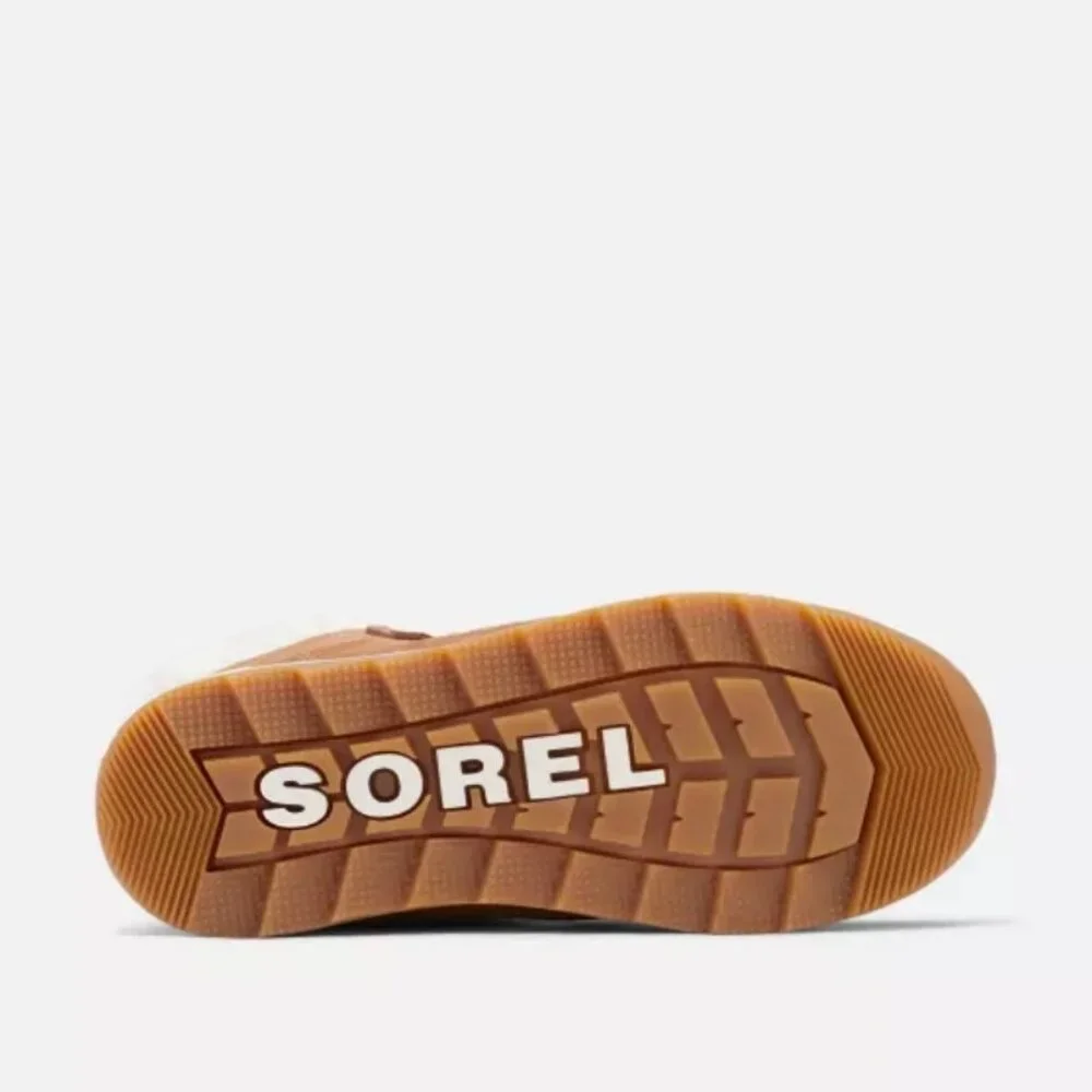 SOREL Youth Whitney Joan‎ Lace Brown Suede Waterproof Boots Size 1 NEW